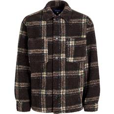 Men - Overshirts Jackets Jack & Jones Fleece Newton Teddy - Marron