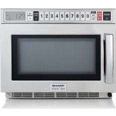 Mikrowellen Sharp Professionelle Mikrowelle 19L Silber, Edelstahl