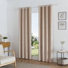 Curtains & Accessories Alan Symonds Temple Velvet Ring Top Curtains 66" x 72"