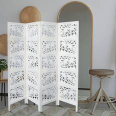Furniture Bloomsbury Market Bidwell 4 Panel 183cm H X 202cm W X 10.5cm D Room Divider