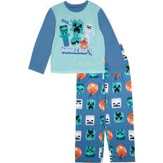 Minecraft Nightwear Children's Clothing Minecraft Boys' 2-Piece Pajama Set - Blue/Blue