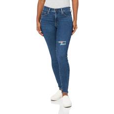Levi's High Rise Super Skinny Jeans - Blue