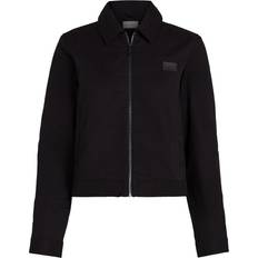 Calvin Klein Jackor Calvin Klein Cotton Zip Up Jacket - Black