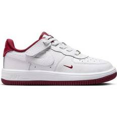 Rood Sneakers Nike Force 1 Low LV8 EasyOn PSV - White/Team Red/White