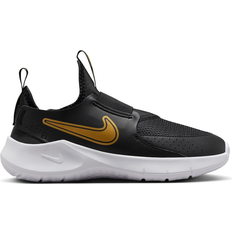 Læder Løbesko Børnesko NIKE Flex Runner 3 GS - Black/White/Metallic Gold