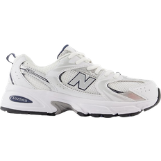 Blanco Zapatos para Niños New Balance Big Kid's 530 - White/Natural Indigo/Silver Metallic