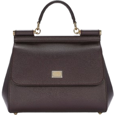 Dolce & Gabbana Large Sicily Handbag - Bordeaux