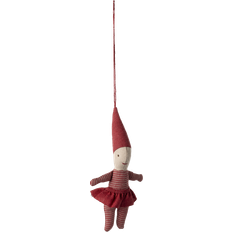 Bomull Julgranspynt Maileg Pixy Elf Girl Red Julgranspynt 7cm