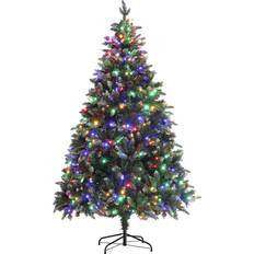 Interior Details Homcom Hinged Branches Green Christmas Tree 180cm