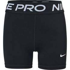 Trousers Children's Clothing Nike Older Kid's Pro Shorts - Black/White (DA1033-010)