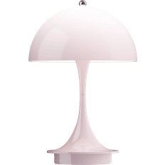 Panthella opal akryl Louis Poulsen Panthella 160 Portable V3 Opal Pale Rose Bordslampa 23.8cm