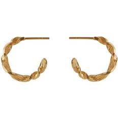 Pernille Corydon Small Dancing Wave Hoops - Gold