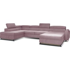 Hout Banken ELTAP Josette Pink Monolith Sofa 370cm 5 Seater