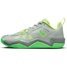 Jordan One Take 4 Basketball Shoes - Light Silver/Green Strike/Volt