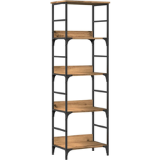 Staal Boekenplanken vidaXL 857469 Artisan Oak Book Shelf 153cm