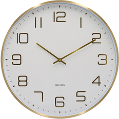 Karlsson Elegance Glow Gold/White Väggklocka 40cm