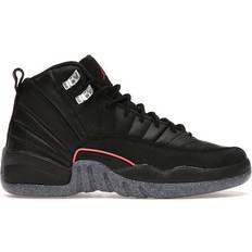 Nike Air Jordan 12 Utility GS - Black/Black/Bright Crimson/White