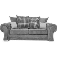 Furniture 786 Verona Sactter Grey Sofa 196cm 3 Seater