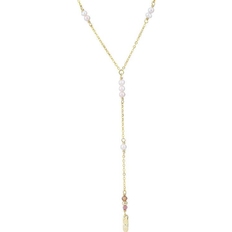 Citriner Halskæder WiOGA Camisha Necklace - Gold/Pearls/Pink