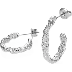 Sistie Smykker Sistie Lana Hoops Medium - Silver