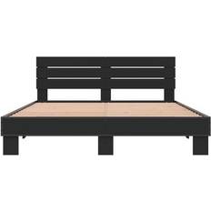 vidaXL Wood Metal Sengeramme 163x203cm
