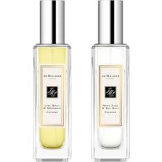 Herre Eau de Cologne Jo Malone Lime Basil & Mandarin + Wood Sage & Sea Salt Cologne Scent Pairing EdC 2x30ml