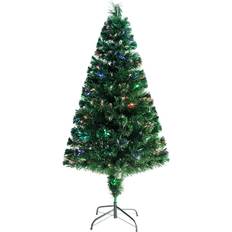 Christmas Trees Shatchi Pre-Lit FFibre Optic Green Christmas Tree 90cm