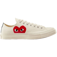 Converse x PLAY Comme des Garçons Chuck 70 Low Top - Milk/White/High Risk Red