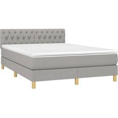 Box spring 140x200 vidaXL LED Box Spring Ramsäng 144x203cm