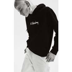 H&M Herre Tøj H&M Herre Sort Hoodie Regular Fit