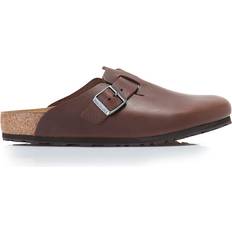 Birkenstock Lågskor på rea Birkenstock Brown Regular Boston Grip Loafers Vintage Roast Leathe IT