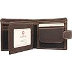 Wallets & Key Holders Cactus Bi-Fold Canvas Wallet Leather Trim RFID Protection