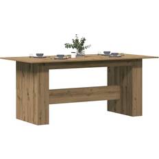 vidaXL Engineered Wood Artisan Oak Dining Table 90x180cm