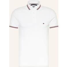 Tommy Hilfiger Skjorter Tommy Hilfiger Tipped Slim Fit Polo - Mørkeblå/Carminrød/Hvid