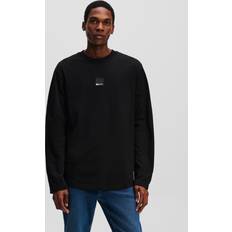 Uomo Bluse Karl Lagerfeld Jeans Longsleeve Loose Fit Maglietta - Nero