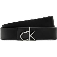 Calvin Klein Mujer Cinturones Calvin Klein Ck Logo Reversible Belt 3.0 - Schwarz