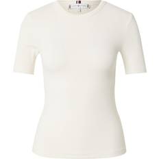 Hemden Tommy Hilfiger Ribbed Slim T-Shirt - Lysebeige