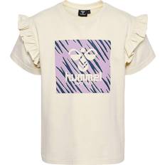 Hummel Bluser T-shirts - Beige/Marin/Lilla