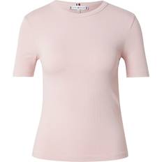 Tommy Hilfiger S Blusen Tommy Hilfiger T-Shirt Aus Viskose-Mix Mit Rundhalsausschnitt - Rosa