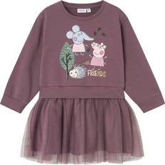 Kjoler Name It Peppa Pig Dress - Arctic Dusk