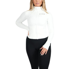 Dam - Fitness & Gymträning - Vita Jackor Gtech Dynamic Cropped Jacket - White