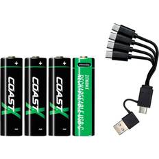 Zithion-X AA Li-Ion Rechargeable Battery 2400mAh 4-pack