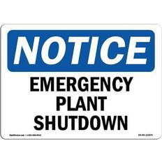 Grey Workplace Signs SignMission OS-NS-A-1218-L-11879 Notice Sign