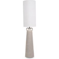 Ceramic Floor Lamps & Ground Lighting ValueLights Grayson Cream/Beige Floor Lamp 123cm