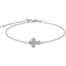Daymark Cross Bracelet - Silver