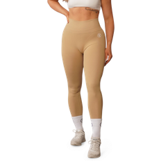 Beige Tights Gtech Valiant Seamless Contour Scrunch Tights - Beige