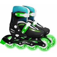 Inlines & Rulleskøyter Liniex Skids Control Hardboot Skates Black/Blue/Green