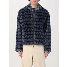 Emporio Armani XXL Outerwear Emporio Armani Sequin Embellished Bomber Jacket - Blue