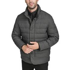 Clothing Cole Haan Double Breasted Patch Pocket Jacket - Black