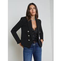 Viscosa Blazers L'agence Brooke Double Breasted Blazer - Black